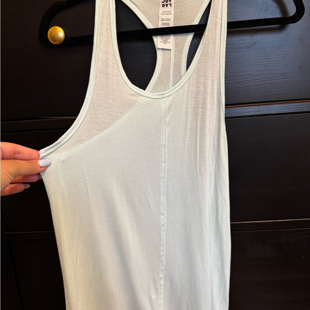 JoyLab Light Mint Racerback Tank Top - Picture 2 of 5